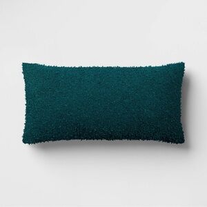 NEW Threshold 12” x 24” Teal Boucle Pillow Cover